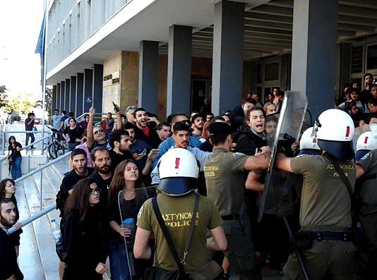 Το αστυνομικό κράτος στην υπηρεσία των πλειστηριασμών