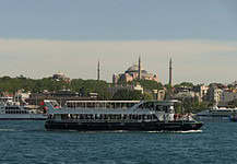 Στην Πόλη με την Αγία Σοφία στο βάθος… (φωτό Στέλιος Ελληνιάδης)