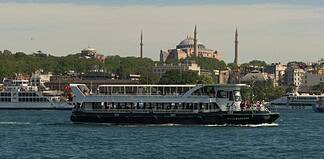 Στην Πόλη με την Αγία Σοφία στο βάθος… (φωτό Στέλιος Ελληνιάδης)